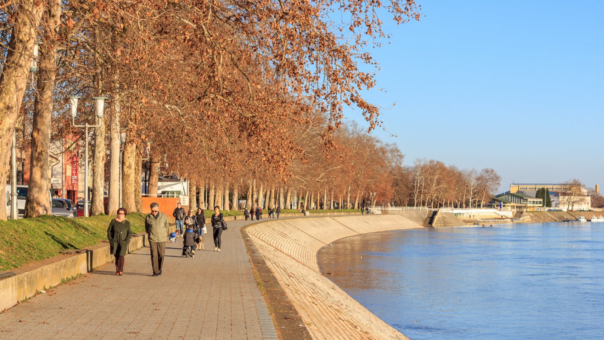 Slavonski Brod kej pored Save